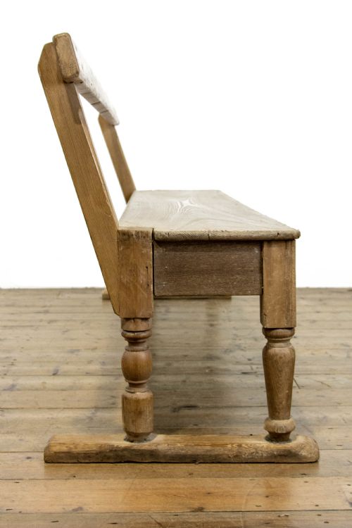 fig 2. Rustic Pine Bench