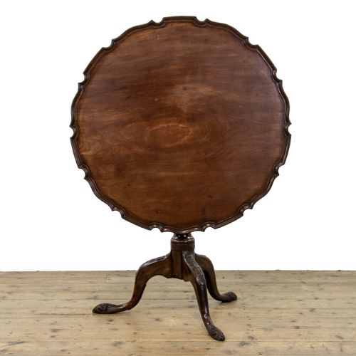 Antique Mahogany Pie Crust Table