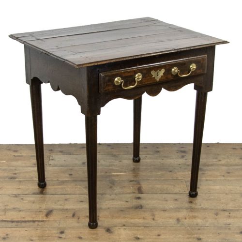 Antique Georgian Oak Side Table
