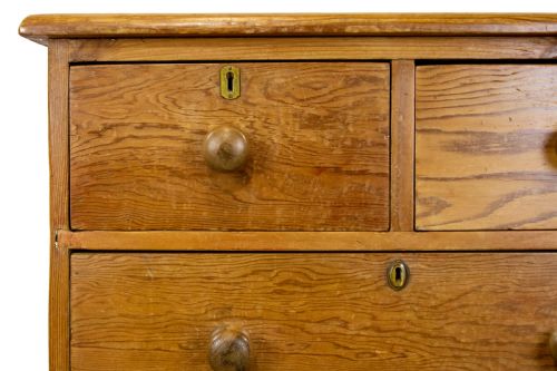 fig 2. Antique Pine Chest of Drawers