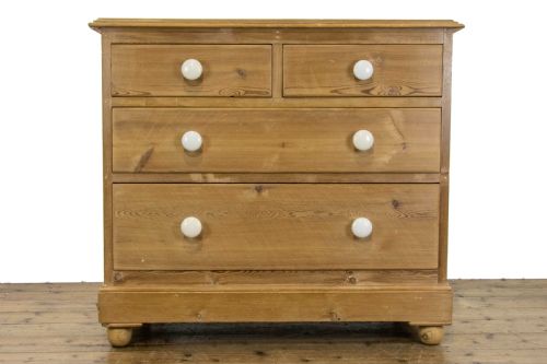 fig 2. Antique Victorian Pine Chest of Drawers