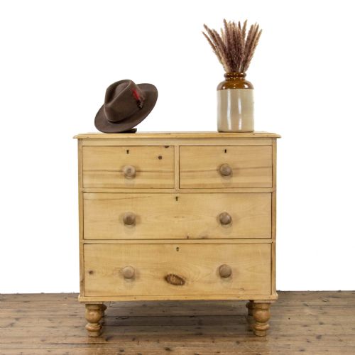 Antique Victorian Pine Chest of Drawers
