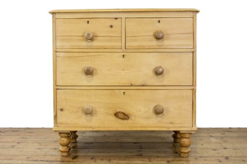 fig 1. Antique Victorian Pine Chest of Drawers