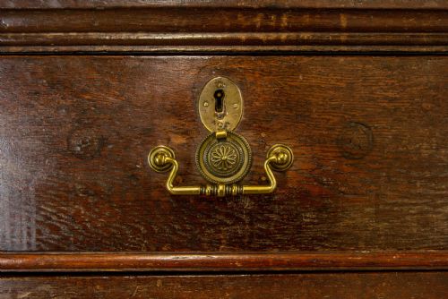 fig 2. 19th Century Oak Chest of Drawers
