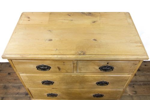 fig 2. Antique Victorian Pine Chest of Drawers