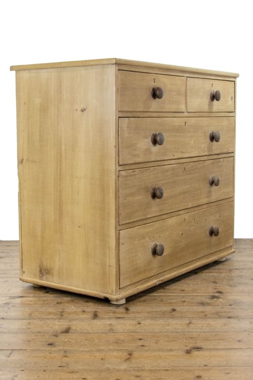 fig 1. Victorian Antique Pine Chest of Drawers