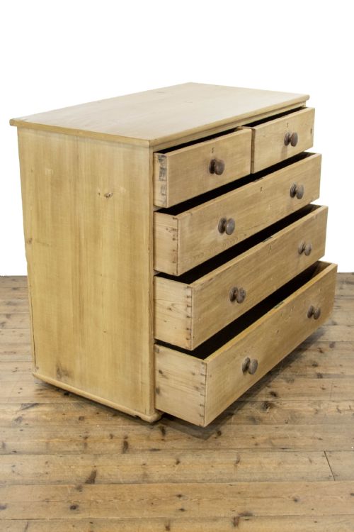 fig 2. Victorian Antique Pine Chest of Drawers