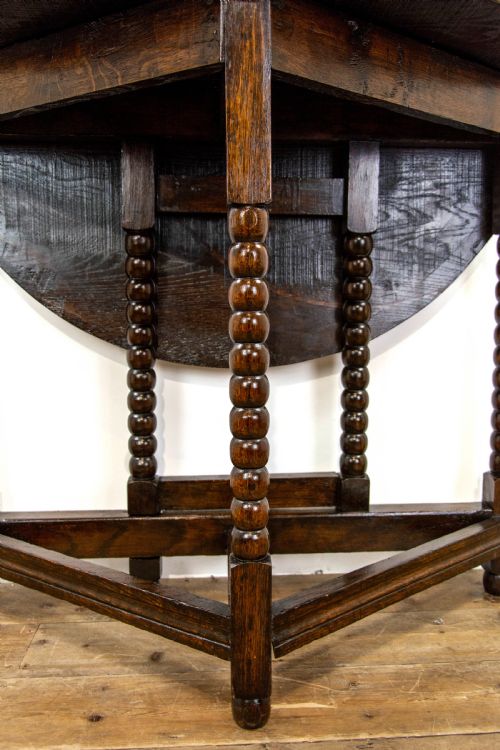 fig 2. Antique Oak Credence Table