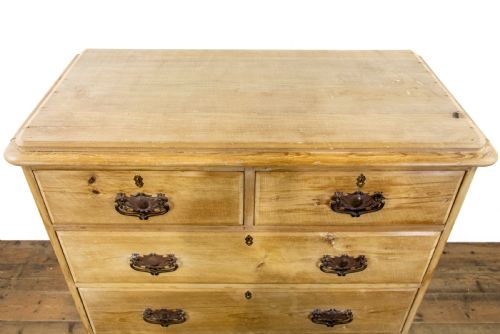 fig 2. Antique Pine Chest of Drawers