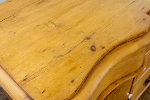 fig 2. Antique Victorian Pine Dresser Base Sideboard