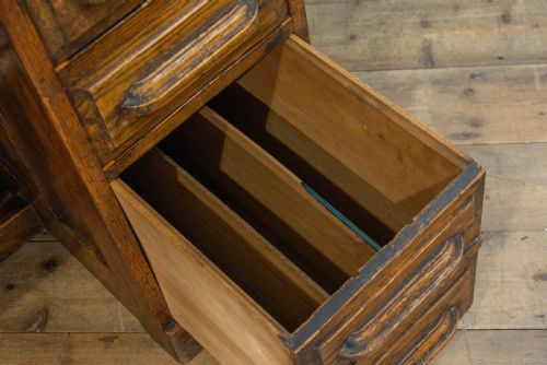 fig 2. Antique Oak Roll Top Desk