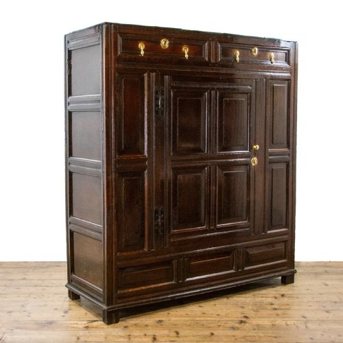 Large 18th Century Antique Oak Cupboard