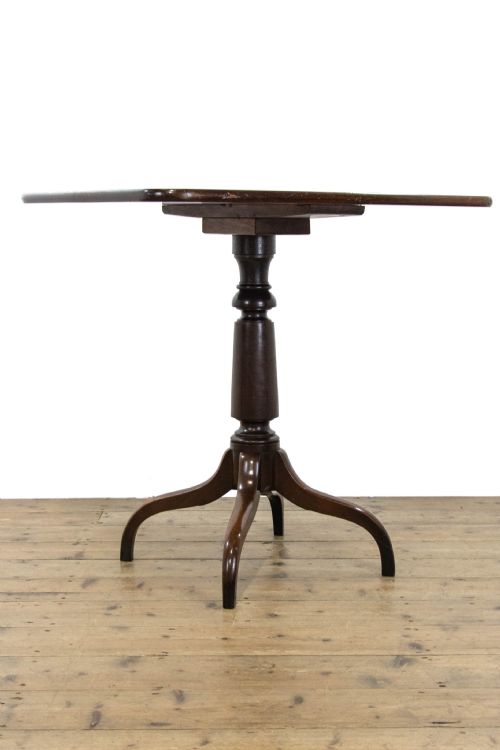 19TH CENTURY ANTIQUE MAHOGANY SIDE TABLE - ADDITIONAL PHOTO 2