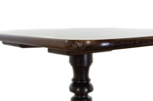 19TH CENTURY ANTIQUE MAHOGANY SIDE TABLE - ADDITIONAL PHOTO 4