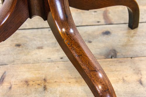 19TH CENTURY ANTIQUE MAHOGANY SIDE TABLE - ADDITIONAL PHOTO 8
