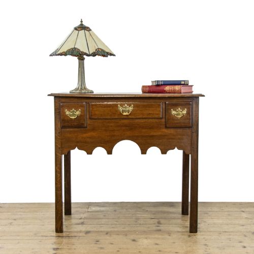 fig 1. Antique Oak Lowboy Table