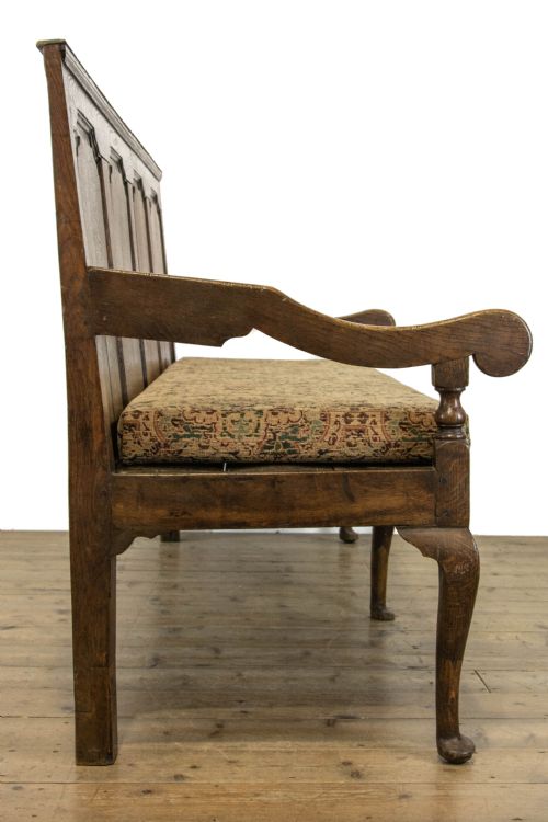 fig 2. 18th Century Antique Oak Settle
