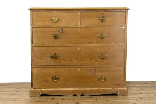 fig 2. Victorian Stripped Pine Chest of Drawers