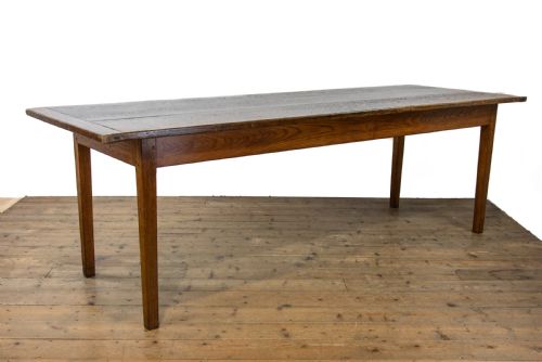 Large Antique Oak Farmhouse Table
