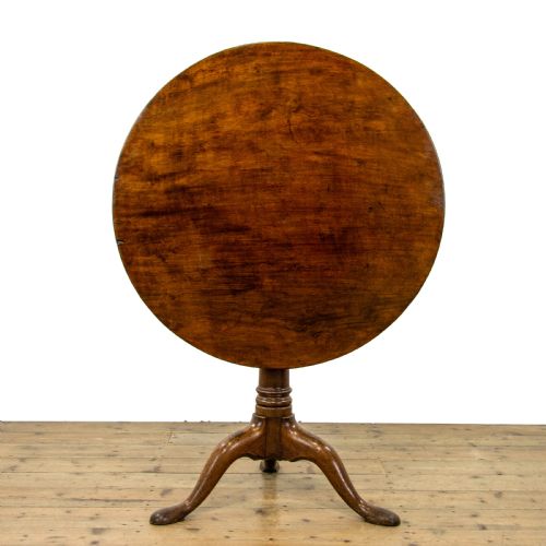 Antique Georgian Mahogany Tilt Top Table