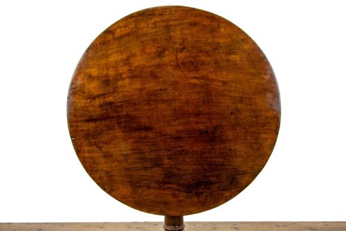 fig 1. Antique Georgian Mahogany Tilt Top Table