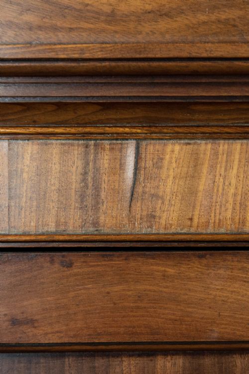 fig 2. Antique George III Mahogany Wall Hanging Corner Cupboard