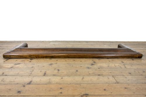 fig 2. ANTIQUE OAK ARTS AND CRAFTS FIRE KERB