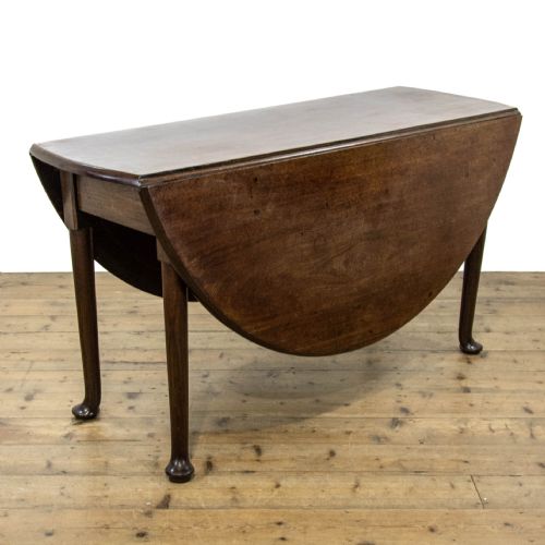 Antique Mahogany Drop Leaf Dining Table