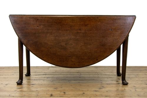 fig 2. Antique Mahogany Drop Leaf Dining Table
