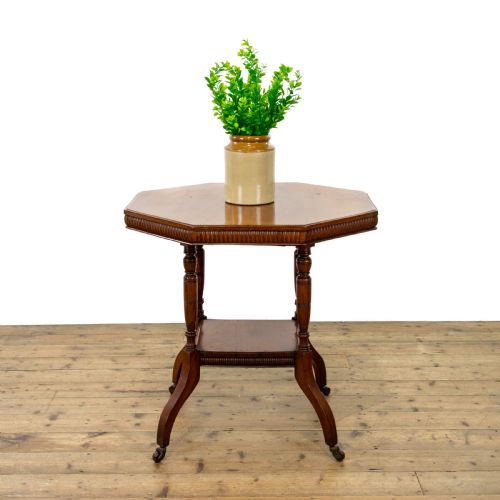 Edwardian Walnut Octagonal Centre Table