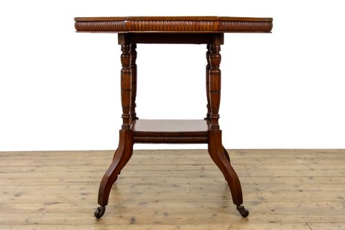 fig 2. Edwardian Walnut Octagonal Centre Table