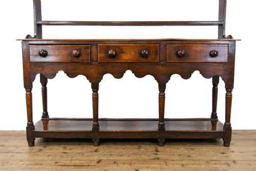fig 1. Early 19th Century Antique Welsh Oak Dresser