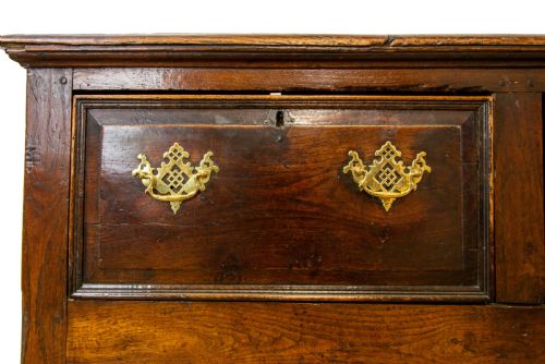 fig 1. 18th Century Antique Oak Dresser Base