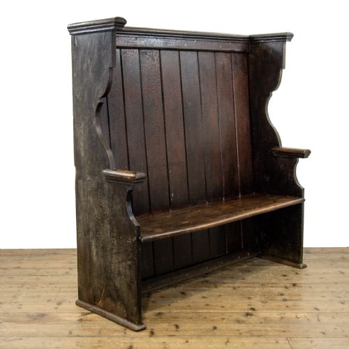 fig 1. 19th Century Antique Settle