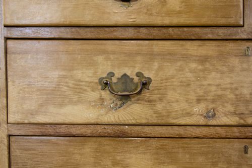 fig 2. Antique Pine Chest of Drawers