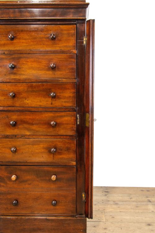 fig 2. Victorian Mahogany Wellington Chest
