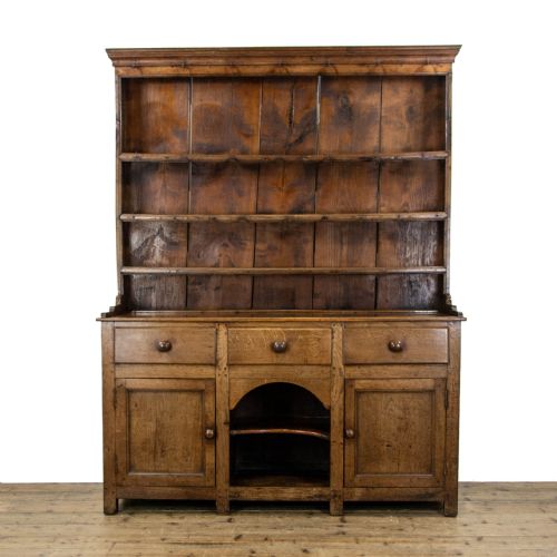 Antique Welsh Oak Two Stage Dresser