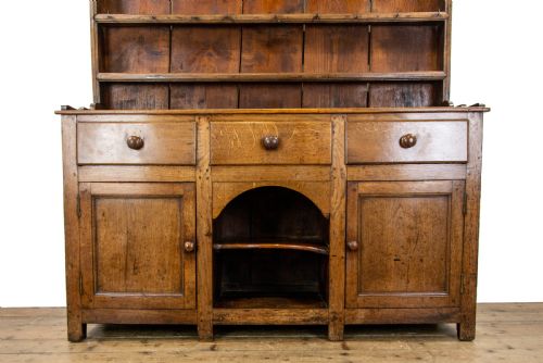 fig 1. Antique Welsh Oak Two Stage Dresser