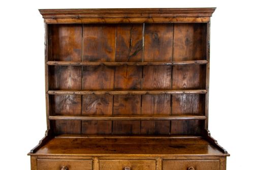 fig 2. Antique Welsh Oak Two Stage Dresser