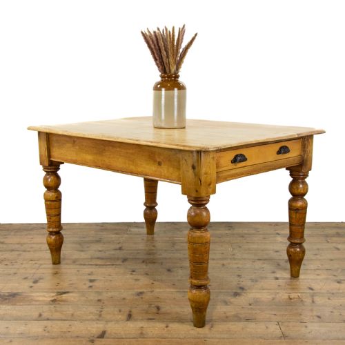 Antique Pine Farmhouse Kitchen Table