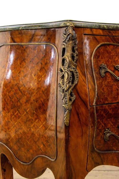 fig 2. Louis XV Style Kingswood Bombe Commode Chest