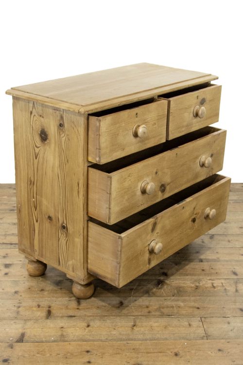 fig 1. Small Victorian Pine Chest of Drawers