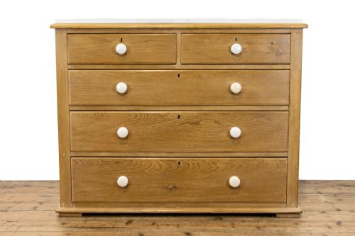 fig 1. Victorian Pine Chest of Drawers with Marble Top