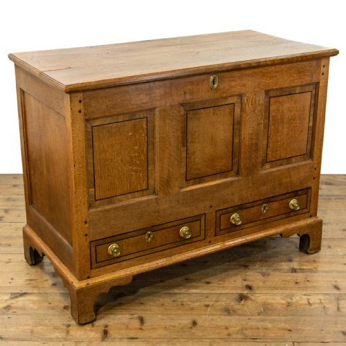 Georgian Antique Oak Mule Chest