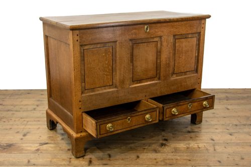 fig 2. Georgian Antique Oak Mule Chest