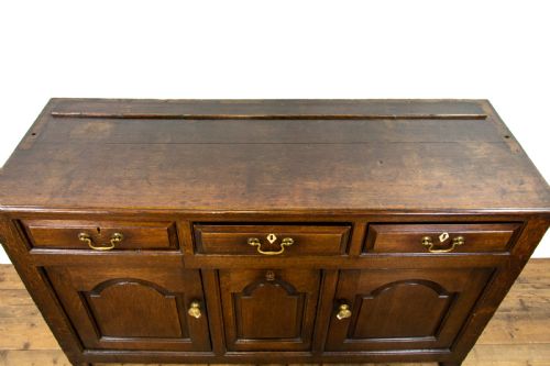 fig 1. Antique Welsh Oak Dresser Base