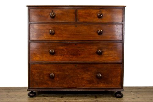 fig 1. Victorian Antique Mahogany Chest of Drawers