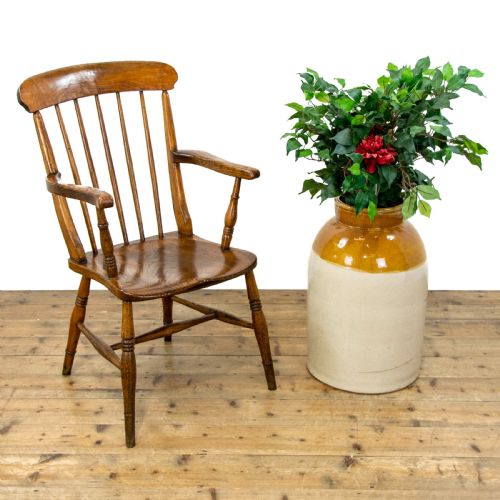 fig 1. Antique Elm Windsor Armchair