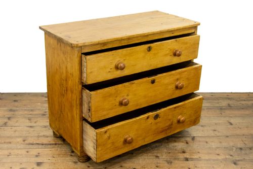 fig 2. Antique Pine Chest of Drawers
