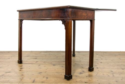 fig 1. Antique Mahogany Folding Card Table